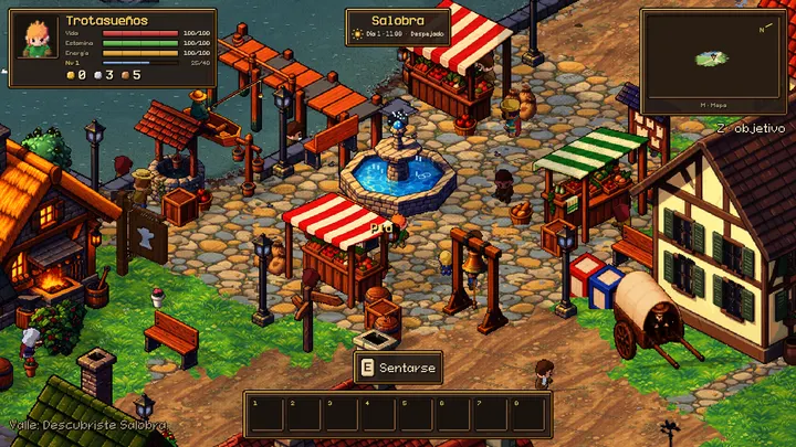 The market square of Salobra