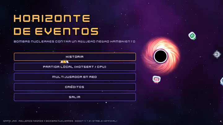 Title screen with The Eye