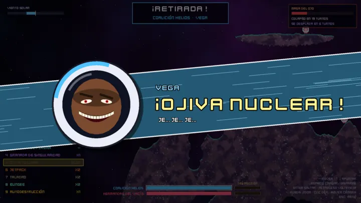 Nuclear warhead launch cutscene