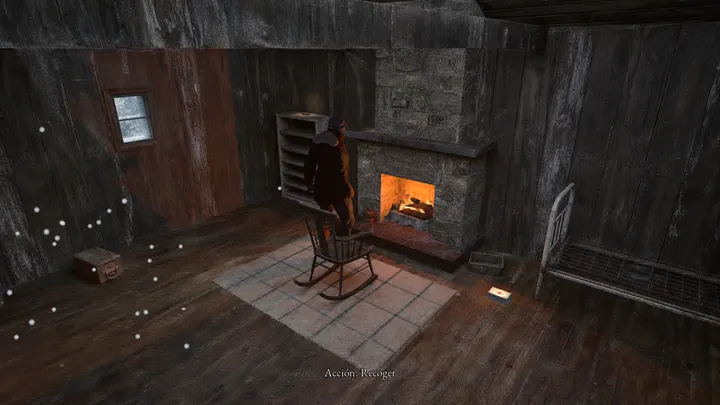 By the fire